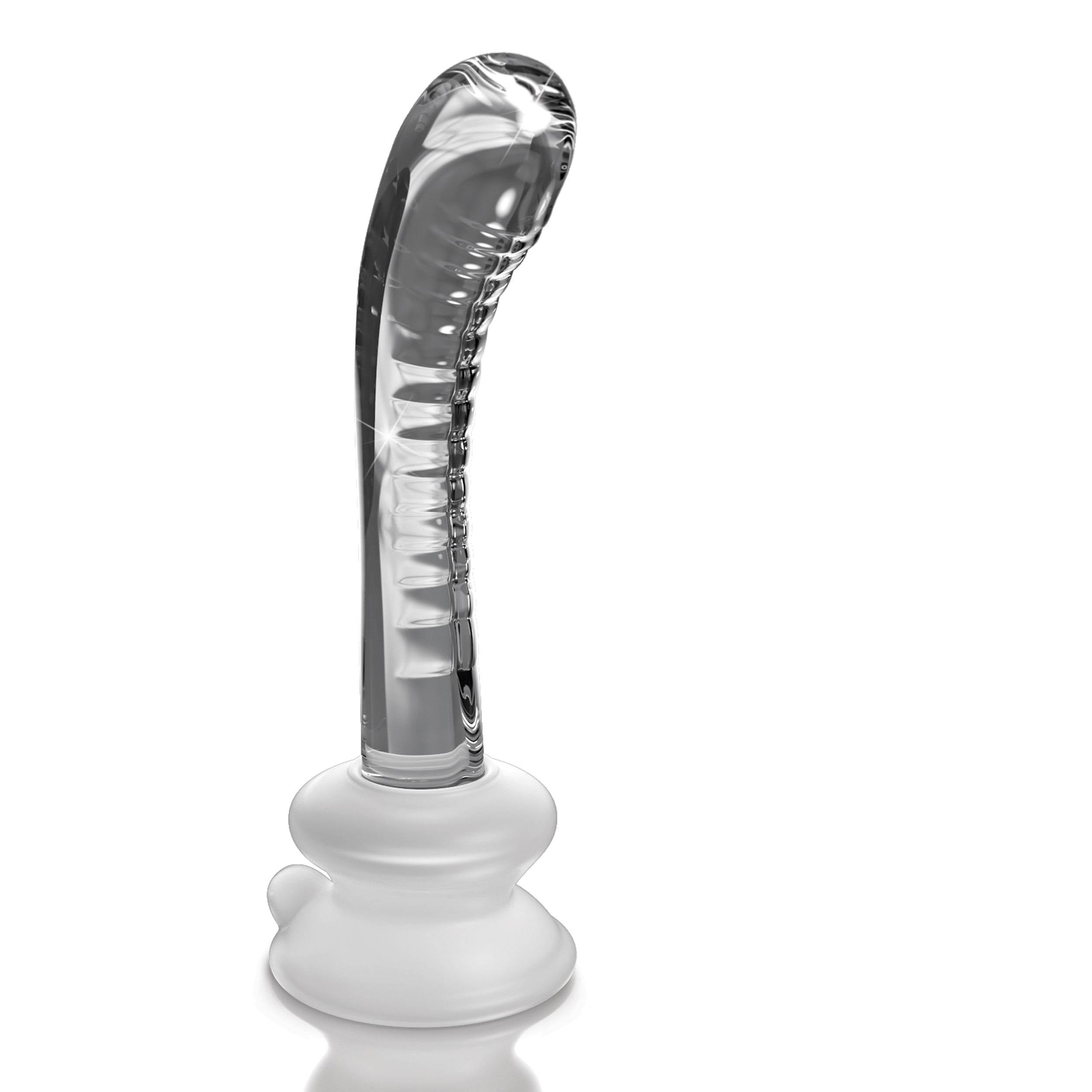 Icicles No 88 Clear Glass Dildo With Suction Cup