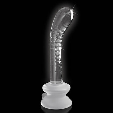 Icicles No 88 Clear Glass Dildo With Suction Cup