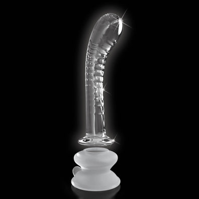 Icicles No 88 Clear Glass Dildo With Suction Cup