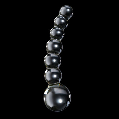 Icicles No 66 Small Beaded Glass Dildo